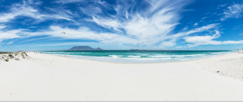 MF053 Wall décor art photographic on canvas seascape beach Table Mountain background